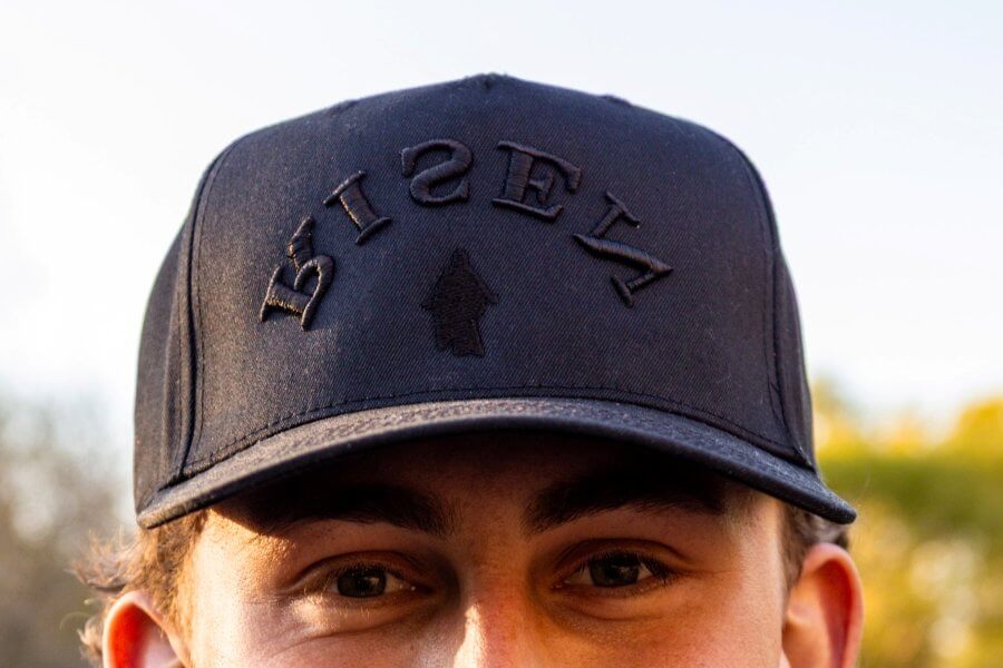 Risen Black Snapback Cap